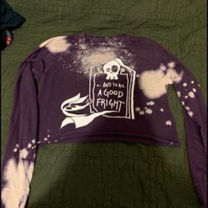 Nightmare Before Christmas Crop Top